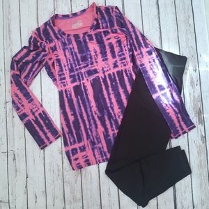 Under Armour Heathear tie dye shirt